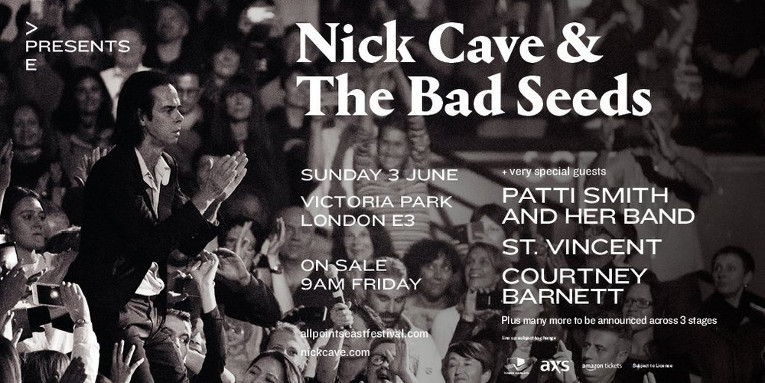 Nick Cave, The National, Courtney Barnett, Patti Smith, The Districts, Spoon, Future Islands, The War on Drugs, Baxter Dury, The Black Lips, Shame, Cat Power (Festival All Points East Festival 2018) en concert