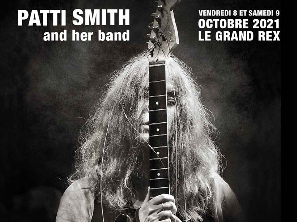 Patti Smith and her band en concert