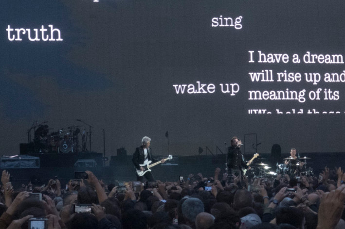 U2 (The Joshua Tree Tour 2017) en concert