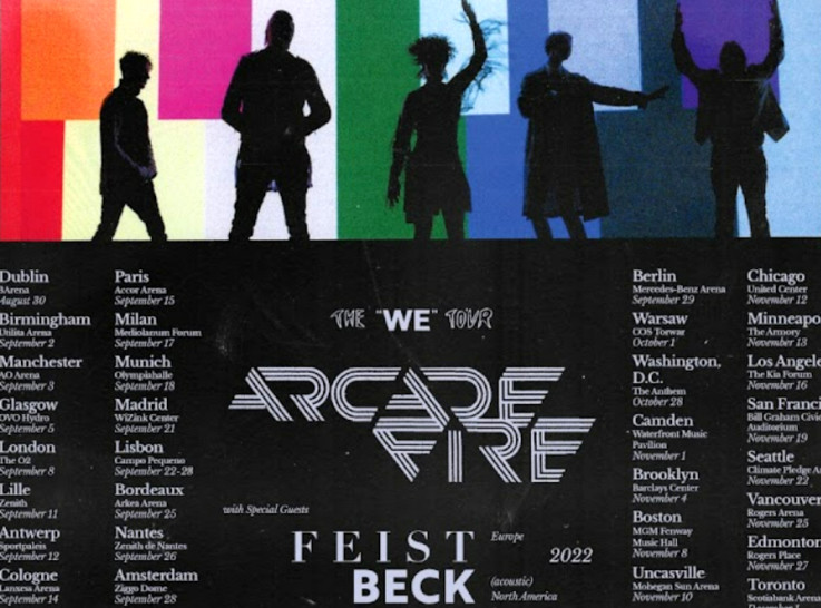 arcade fire we tour stage