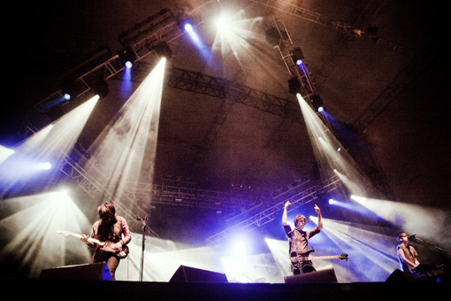 Klaxons (Rock en Seine 2009) en concert