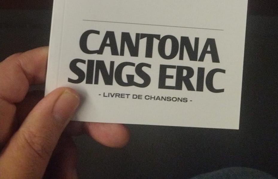 Cantona sings Eric en concert