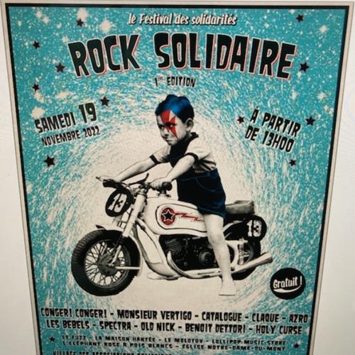 (mon) Festival Rock Solidaire #1 : Claque, Spectra, Benoit Dettori, Catalogue, Mr Vertigo, Holy Curse, Conger! Conger! en concert