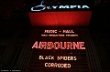 Airbourne + Black Spiders en concert
