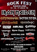 Rock Fest Barcelona 2016 : Impellitteri, Thin Lizzy, Twisted Sister, David Coverdale,Tyketto, Slayer, Iron Maiden, Blind Guardian, Kreator, MSG, Moonspell, Dragonforce, Loudness, Grave Digger, Coroner, Amon Amarth en concert