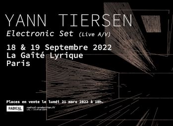Yann Tiersen à la Gaité Lyrique les 18 et 19 septembre 2022