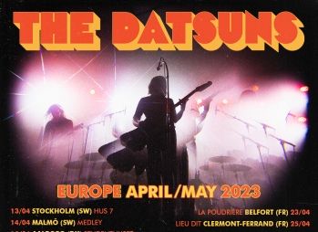 The Datsuns en tournée en France en avril 2023