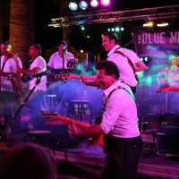 Les Blue Men's Field en concert