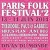 Paris Folk Festival en concert